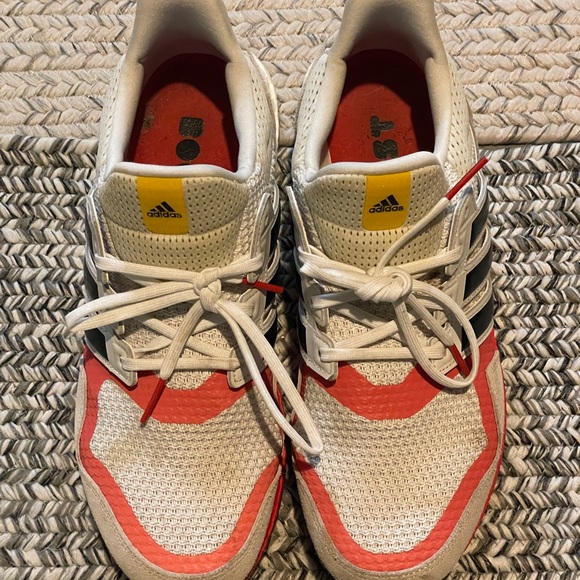 Adidas Ultra Boost White and Red Sneakers - lightly worn - Picture 5 of 8